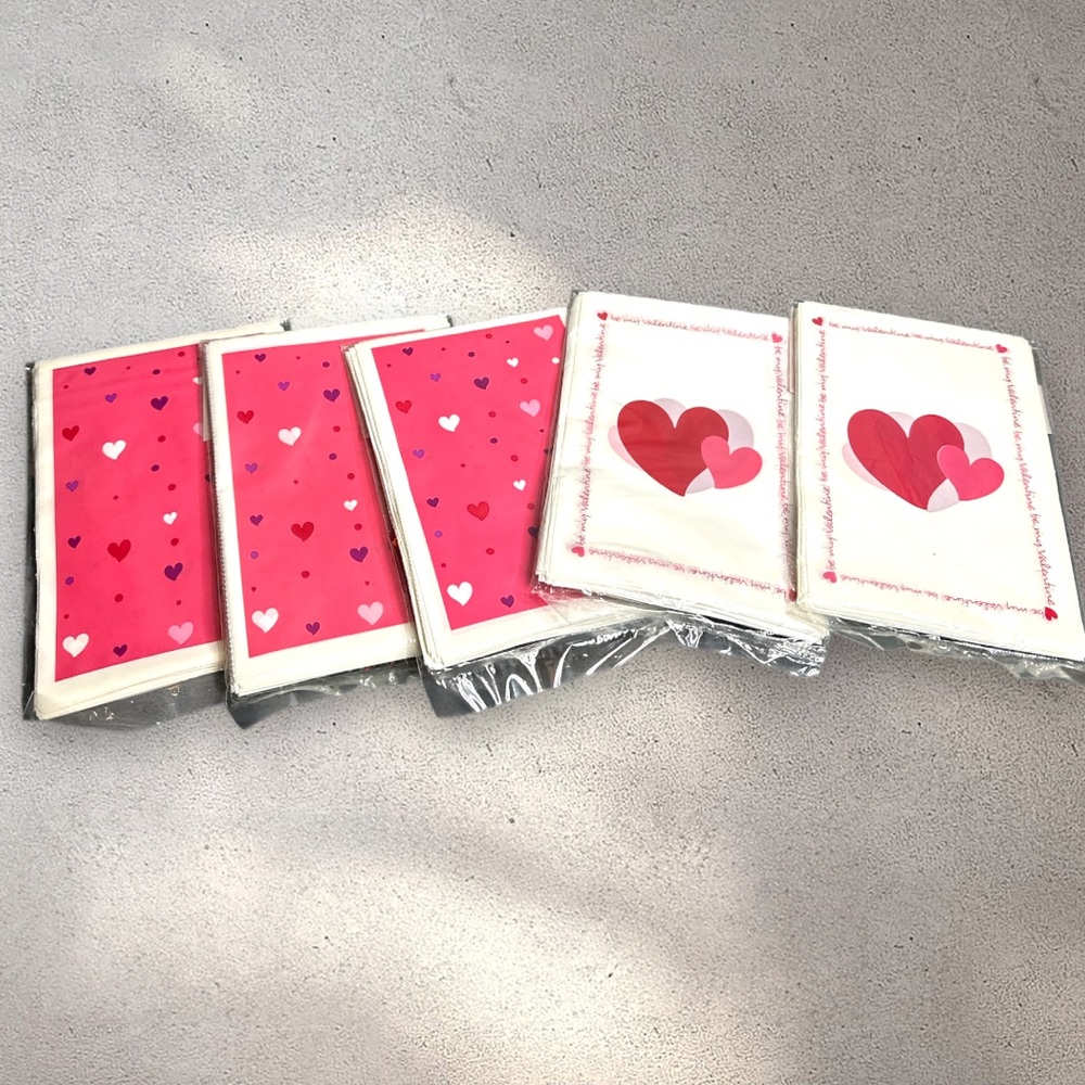 Valentines Day treat bag 30 count lot of 5